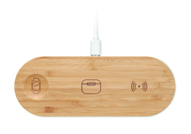 Лого трейд pекламные продукты фото: 3 in 1 15W wireless charger